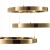 Lampa wisząca CIRCLE 60+60+60 LED złoty połysk na 1 podsufitce - DN924-60+60+60 gold - Step Into Design